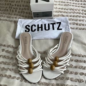Schutz Aster Beaded Slides